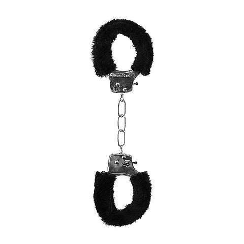 OUCH! BW Beginner's Furry Hand Cuffs by Shots Toys - Cuffs and Restraints