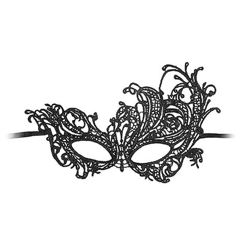 Black and White Lace Eye Mask Royal by Shots Toys - Fancy Dress Ups