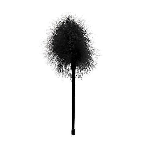 Black and White Feather Tickler by Shots Toys - Whips And Crops