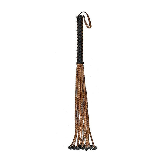 Medieval Braided Whip with 12 Tails by Shots Toys - Whips And Crops
