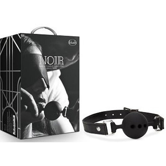 Breathable Silicone Gag Black by Noir Handmade - Bondage Gags and Bits