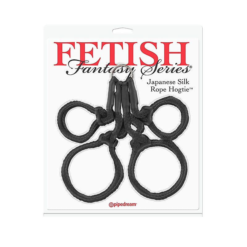 Fetish Fantasy Japanese Bondage Silk Rope Hogtie - Cuffs and Restraints