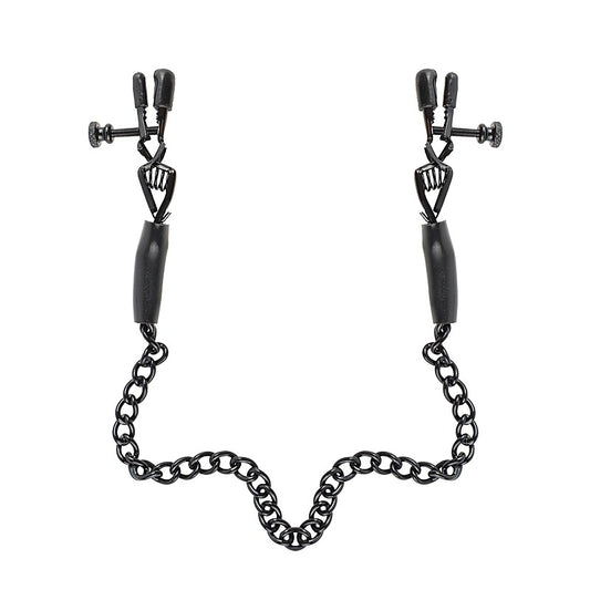 Fetish Fantasy Adjustable Nipple Chain Clamps - Nipple and Clit Clamps