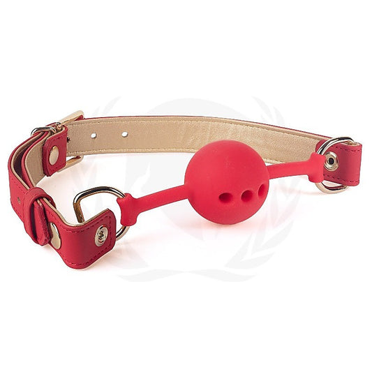 Vegan Fetish Breathable Ball Gag by Spartacus Enterprises - Bondage Gags and Bits