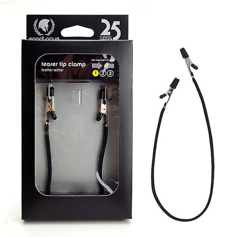 Blackline Endurance Teaser Clamps by Spartacus Enterprises - Nipple and Clit Clamps