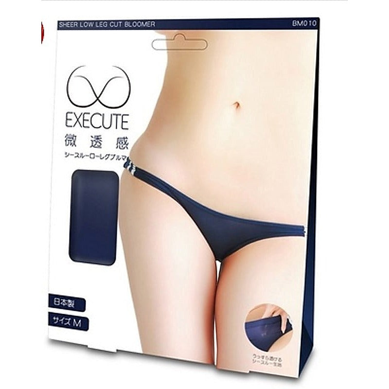Execute Lingerie Sheer Low Leg Cut Bloomer Seductive Intimate Wear - Her Fetish
