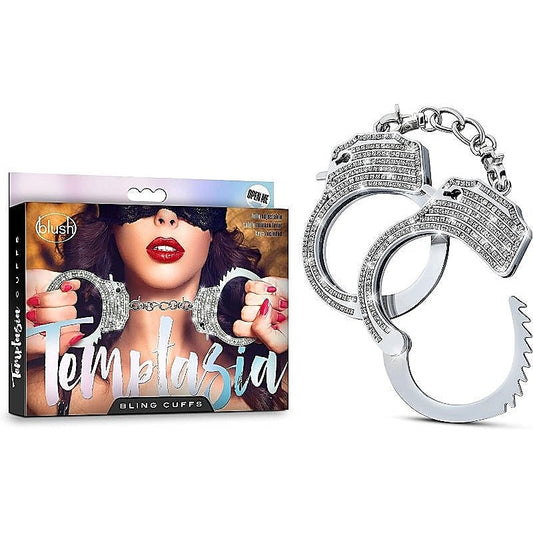 Temptasia Bling Cuffs by Blush Novelties - Collars and Leads