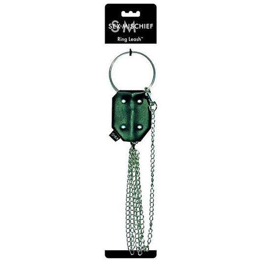 Sex and Mischief Ring Leash by Sportsheets - Collars and Leads