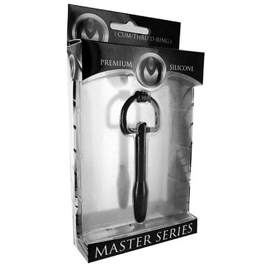 The Hallows Cum-Thru D-Ring Penis Plug by XR Brands - Penis Plugs