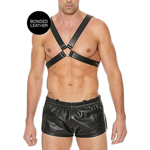 Premium Mens Large Buckle Harness by Shots Toys - Cuffs and Restraints