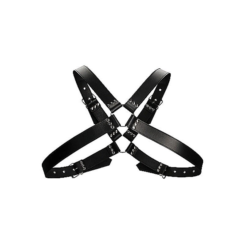 Premium Mens Large Buckle Harness by Shots Toys - Cuffs and Restraints