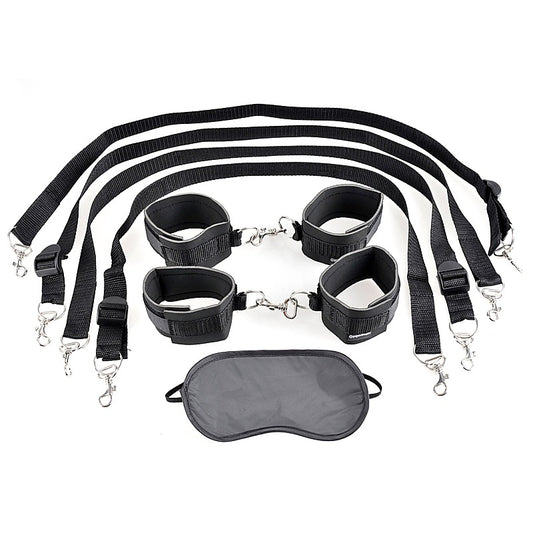 Fetish Fantasy Series BDSM Play Cuff and Tether Set - Cuffs and Restraints