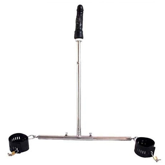 Ankle Spreader Bar With Dildo by BDStyle - Spreaders and Hangers