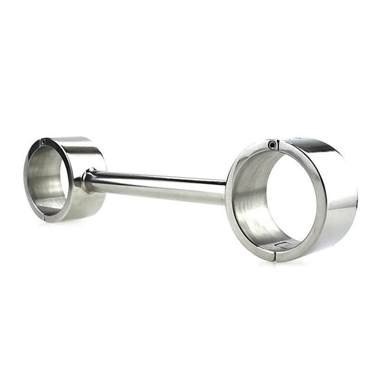 Ellipse Shape Steel Wrist Bar and Cuffs by BDStyle - Spreaders and Hangers