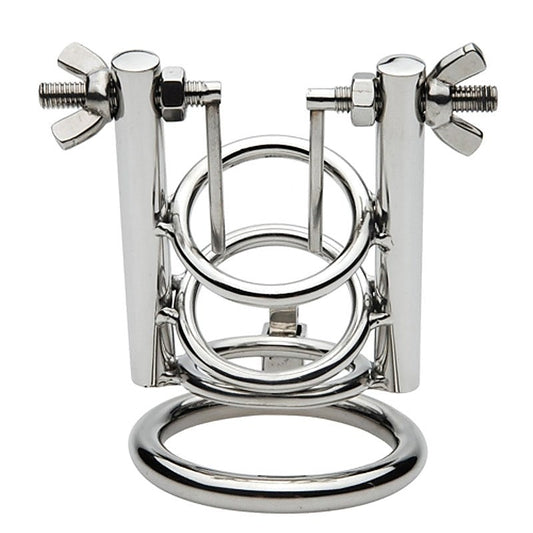Stainless Steel Urethral Spreader CBT Chastity Cage - Male Chastity