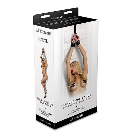 WhipSmart Diamond Deluxe Over The Door Cuffs - Cuffs and Restraints