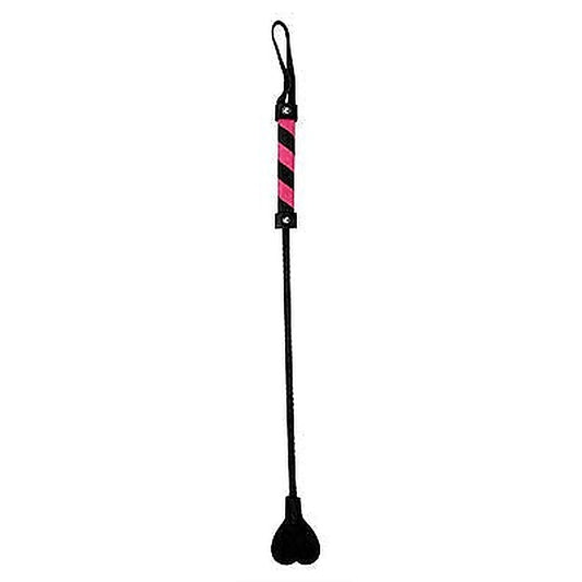 Heart Leather Crop by Shots Toys - Whips And Crops