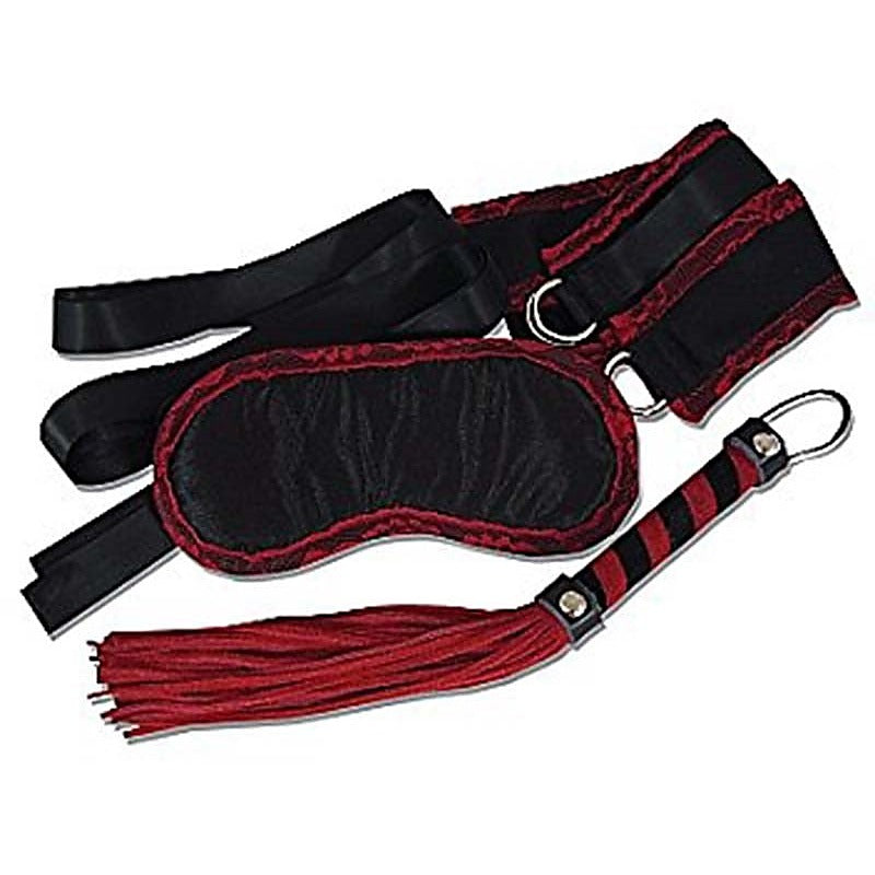 Leather and Lace Luxury Kit by Sportsheets - Cuffs And Restraints
