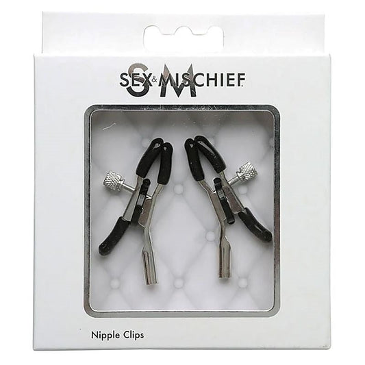 S&M Nipple Clips by Sportsheets - Nipple and Clit Clamps