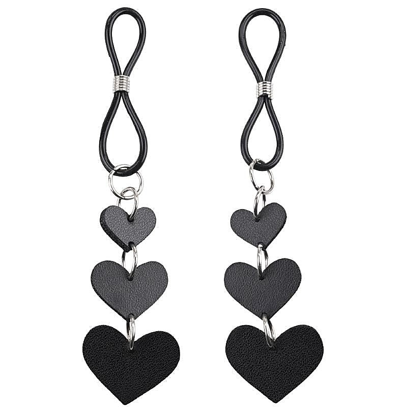 Premium S&M Heart Nipple Ties by Sportsheets - Nipple and Clit Clamps