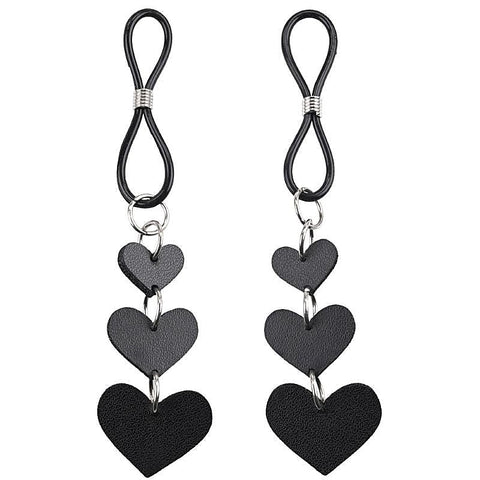 Premium S&M Heart Nipple Ties by Sportsheets - Nipple and Clit Clamps