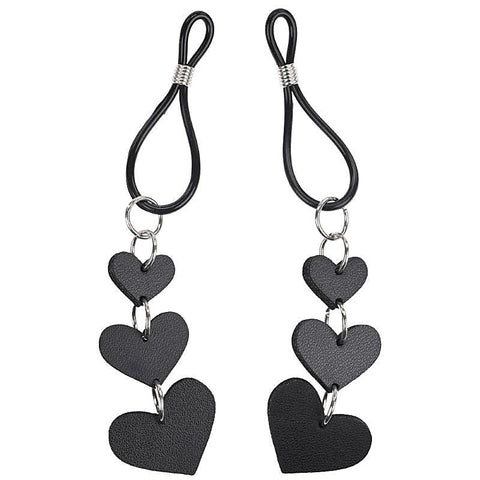 Premium S&M Heart Nipple Ties by Sportsheets - Nipple and Clit Clamps