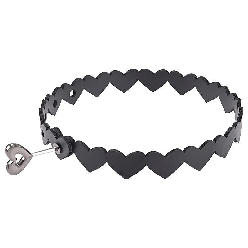 S&M Heart Day Collar by Sportsheets - Collars and Leads