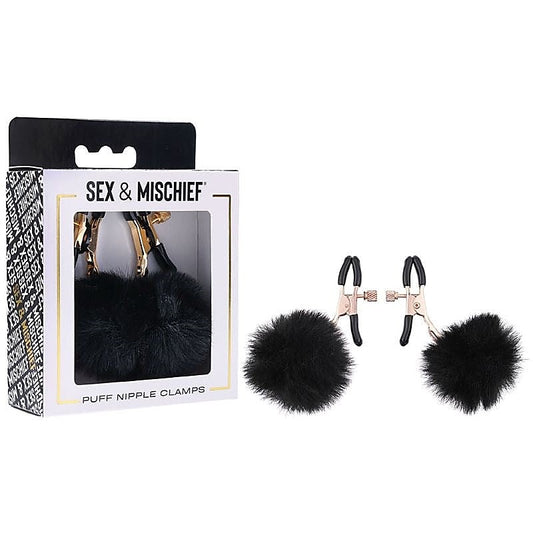 Soft Puff Nipple Clamps by Sportsheets - Nipple and Clit Clamps