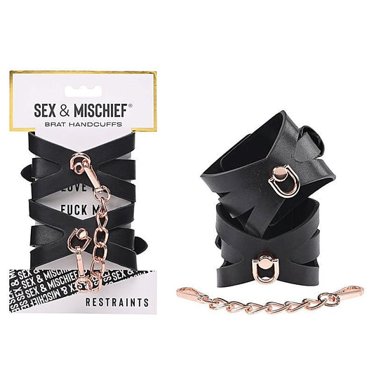 Sex & Mischief Brat Handcuffs by Sportsheets - Cuffs and Restraints