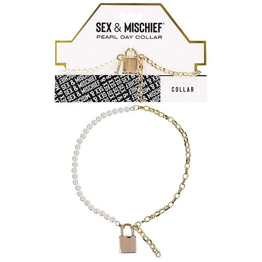 Pearl Day Collar by Sportsheets - Collars and Leads