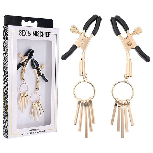 Verge Sensual Nipple Clamps by Sportsheets - Nipple and Clit Clamps