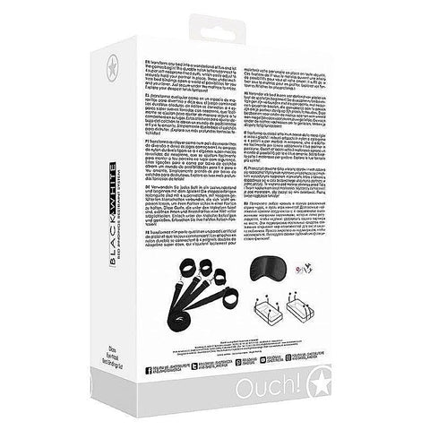OUCH! Bed Bindings Restraint System by Shots Toys - Cuffs and Restraints