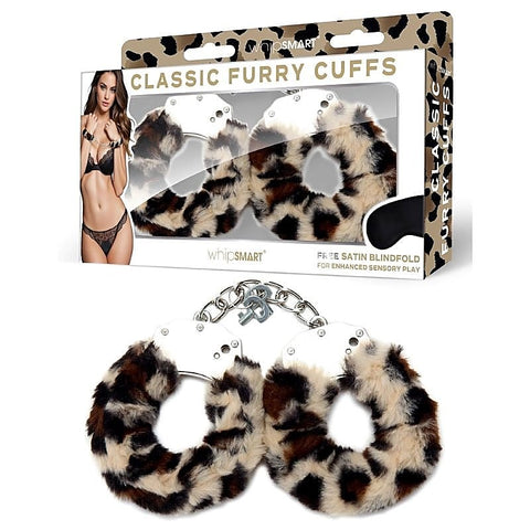Whip Smart Classic Furry Cuffs by Xgen Products - Strap On Sextoys