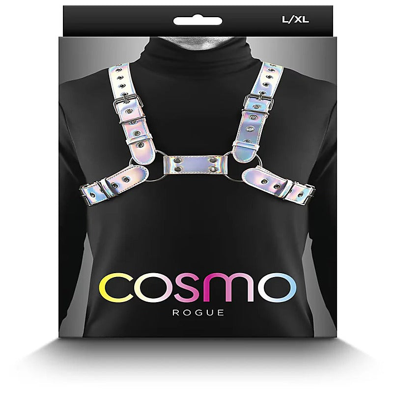 Cosmo Stylish Bondage Chest Harness Rogue by NS Novelties - His Fetish