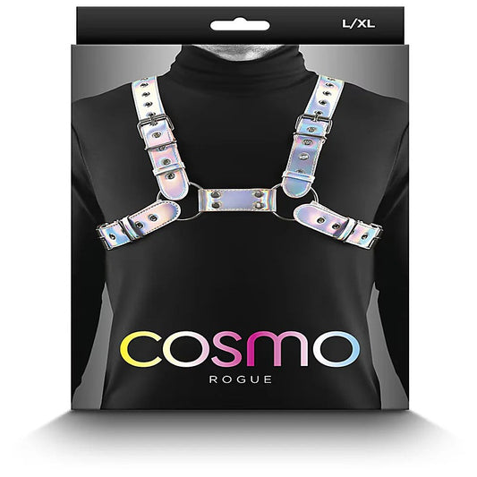 Cosmo Stylish Bondage Chest Harness Rogue by NS Novelties - His Fetish