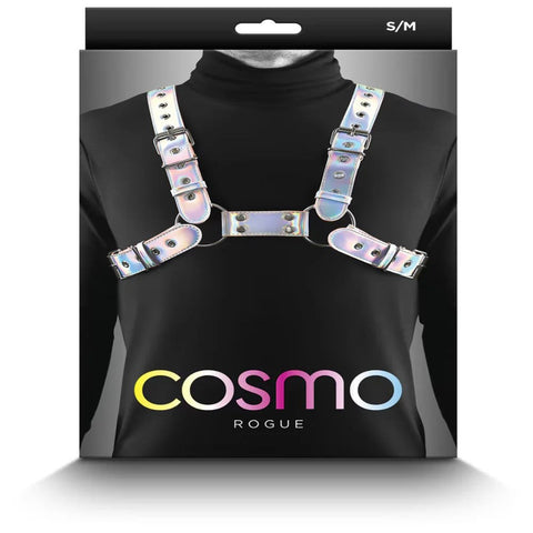NS Novelties Cosmo Stylish Bondage Chest Harness Rogue Adjustable Straps - His Fetish