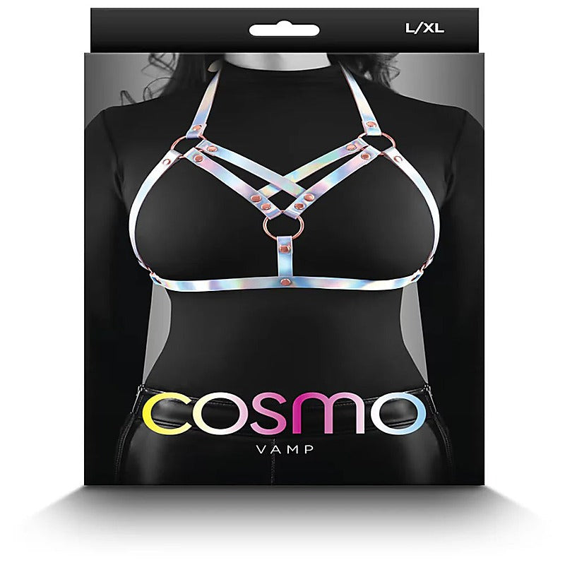 Cosmo BDSM Play Chest Harness Vamp by NS Novelties - Her Fetish