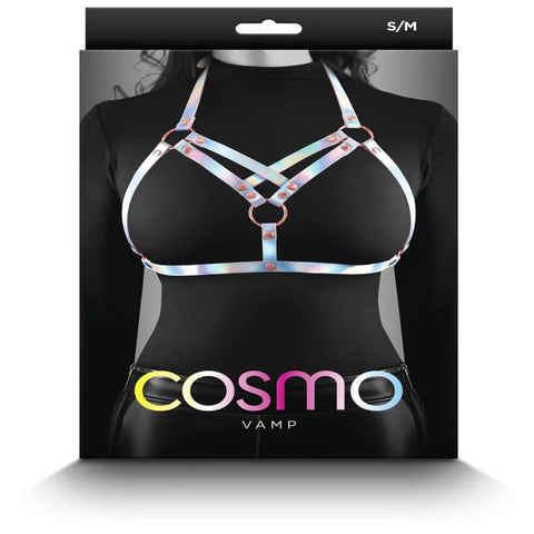 NS Novelties Cosmo BDSM Play Chest Harness Vamp BDSM Restraint Harness - Her Fetish