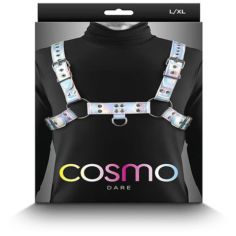 Cosmo Bondage Play Chest Harness Dare by NS Novelties - His Fetish