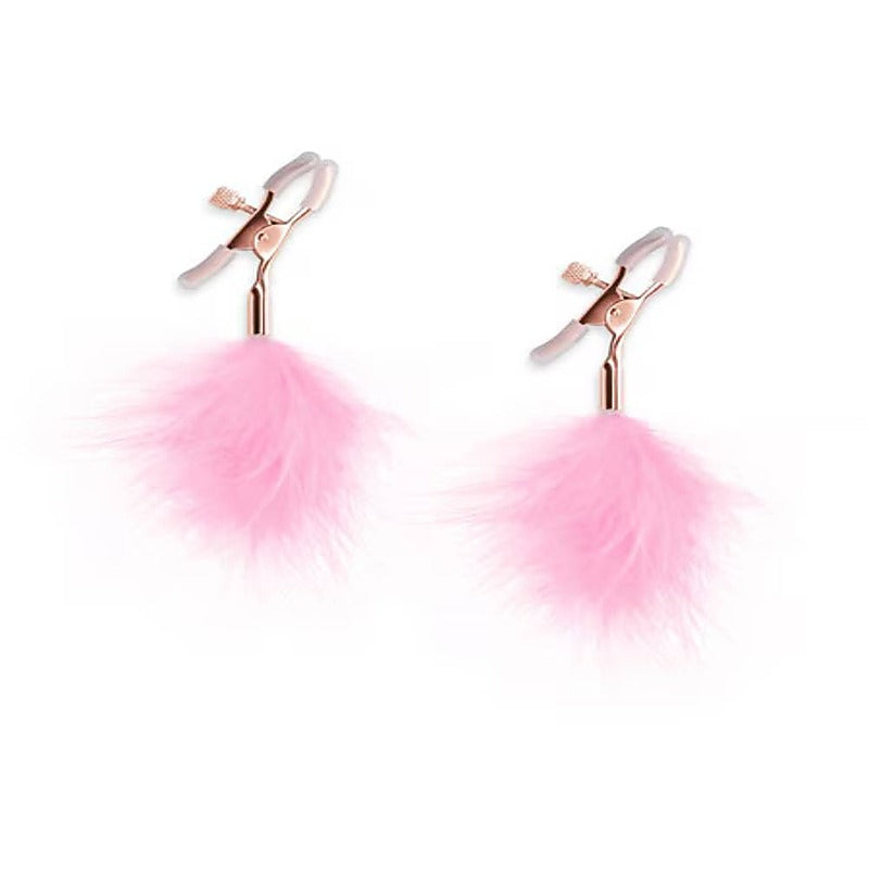 NS Novelties Bound Nickel Free Metal Nipple Clamps F1 Adjustable Pressure - Breast and Nipple Toys