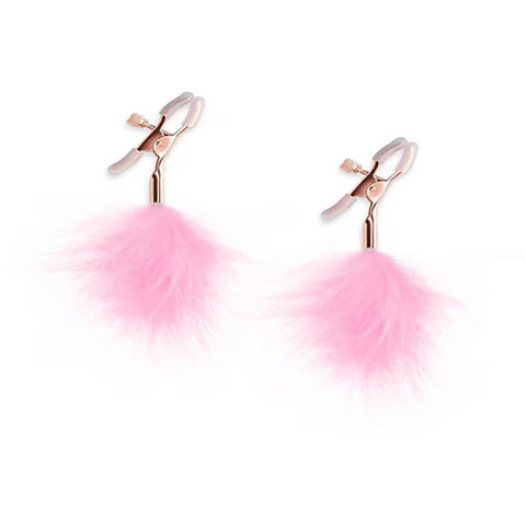 NS Novelties Bound Nickel Free Metal Nipple Clamps F1 Adjustable Pressure - Breast and Nipple Toys
