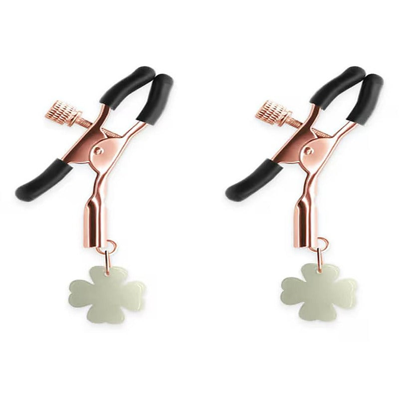NS Novelties Bound G4 Adjustable Nipple Clamps with Silicone Tips - Breast and Nipple Toys