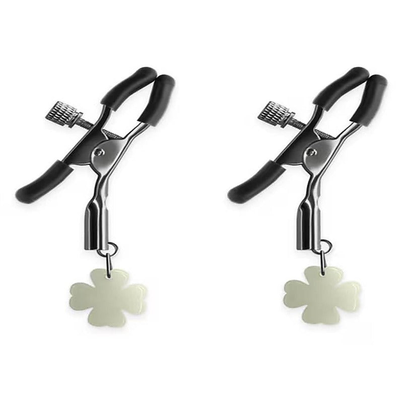 NS Novelties Bound G4 Adjustable Nipple Clamps with Silicone Tips - Breast and Nipple Toys