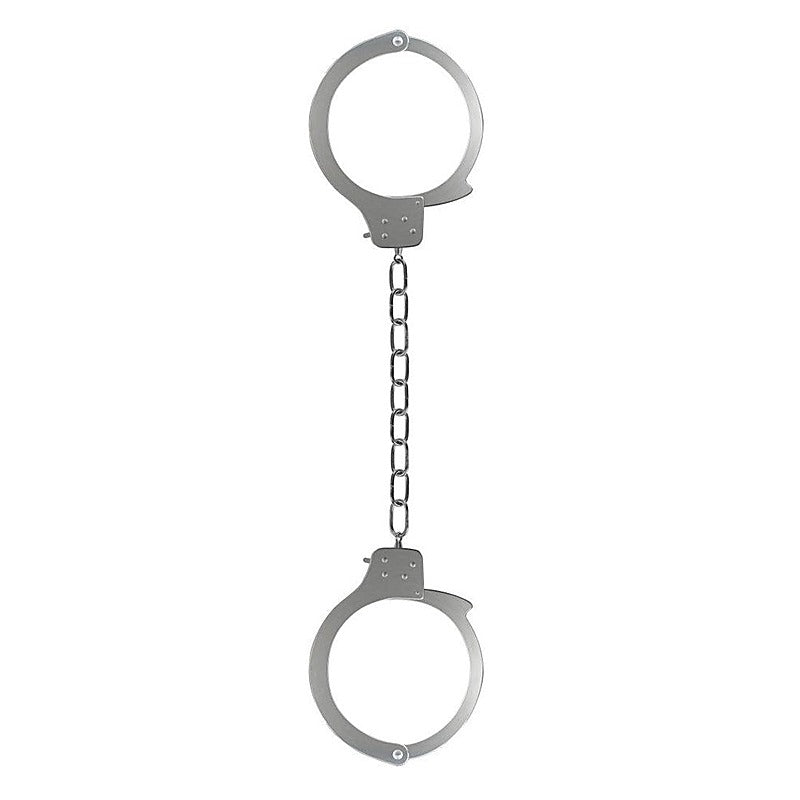OUCH! Prison Legcuffs Metal by Shots Toys - Cuffs and Restraints