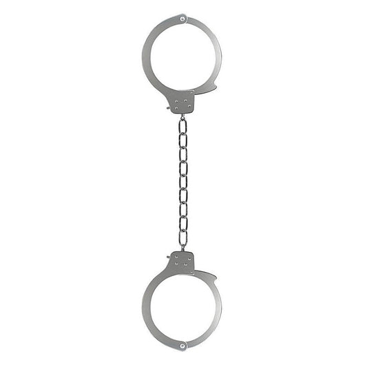 OUCH! Prison Legcuffs Metal by Shots Toys - Cuffs and Restraints