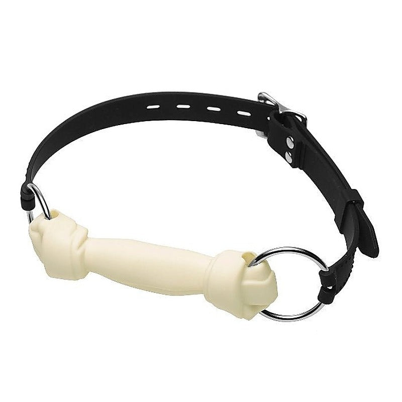 Professional Silicone Bone Gag by XR Brands - Bondage Gags and Bits
