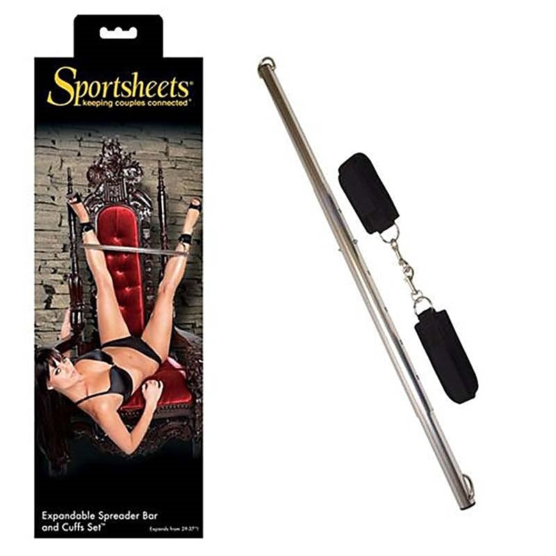 Premium Spreader Bar & Cuffs Set by Sportsheets - Spreaders and Hangers