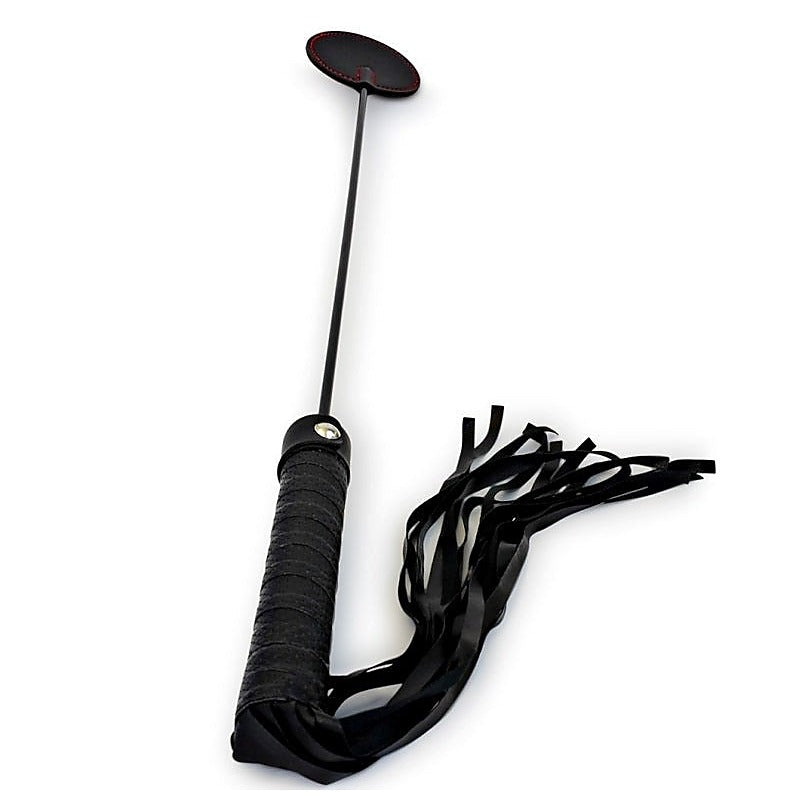 Scarlet Couture Duo Crop and Flogger by Adam & Eve Sextoys - Whips And Crops
