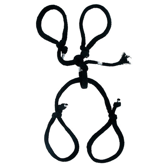 Fetish Fantasy Silk Rope BDSM Play Hogtie - Cuffs and Restraints