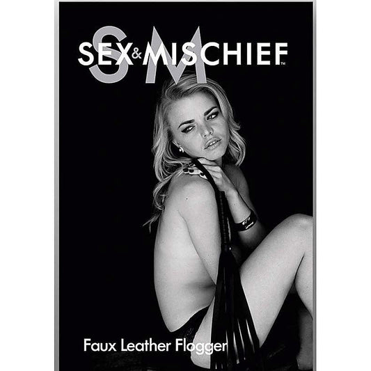 Faux Leather Flogger by Sportsheets - Whips And Crops